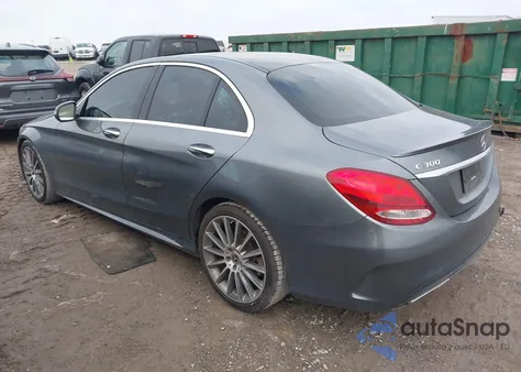 2017 Mercedes-Benz C 300 Sport from USA, damaged, VIN 55SWF4JB0HU222906